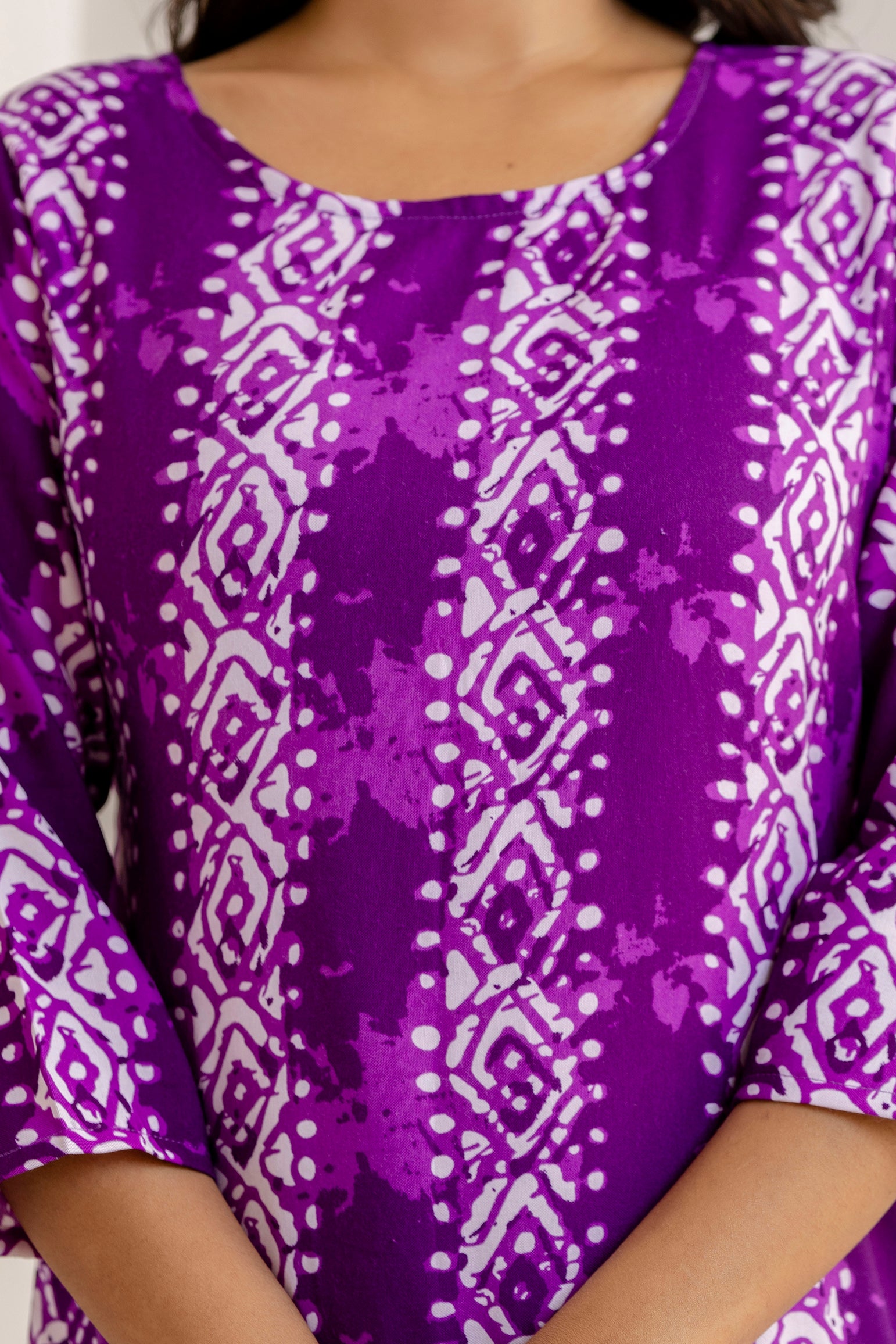 Tie Die Premium cotton Printed Kurti Pant Dupatta Set