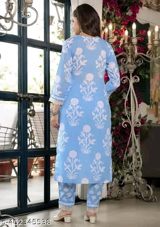 KURTI & PANT & DUPATTA SET/PLUS SIZE/BIG SIZE/PARTI WIRE KURTI PANT DUPATTA/PREMIUM QUALITY/TRENDING