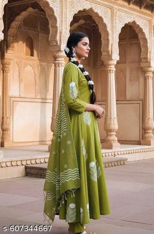 Premium Cotton three piece set for women and girl for office and party wear