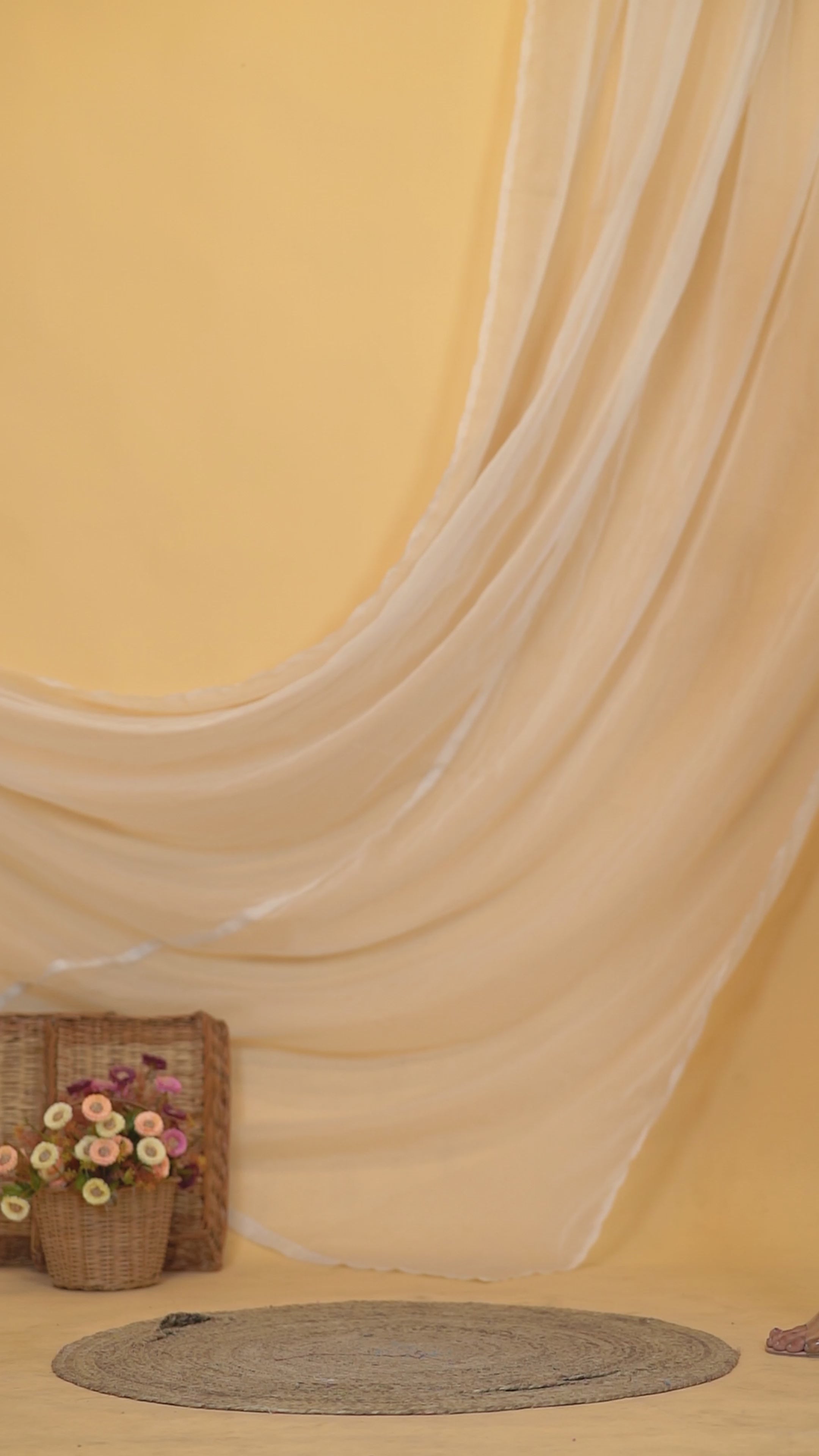 Lavender Premium cotton Printed Kurti Pant Dupatta Set