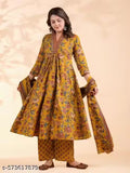 Anarkali Kurti Plazzo & Dupatta Set